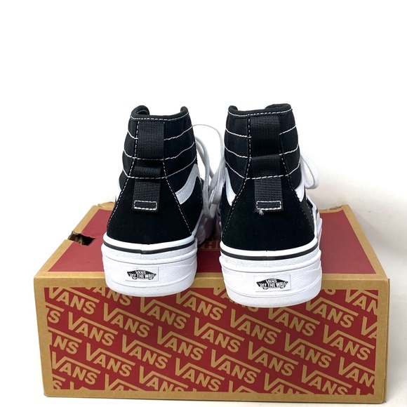 VANS Sentry Sk8-Hi WC Sneakers Women Skate Shoes Black Suede Canvas VN0A5KY5BA2 - Picture 3 of 8